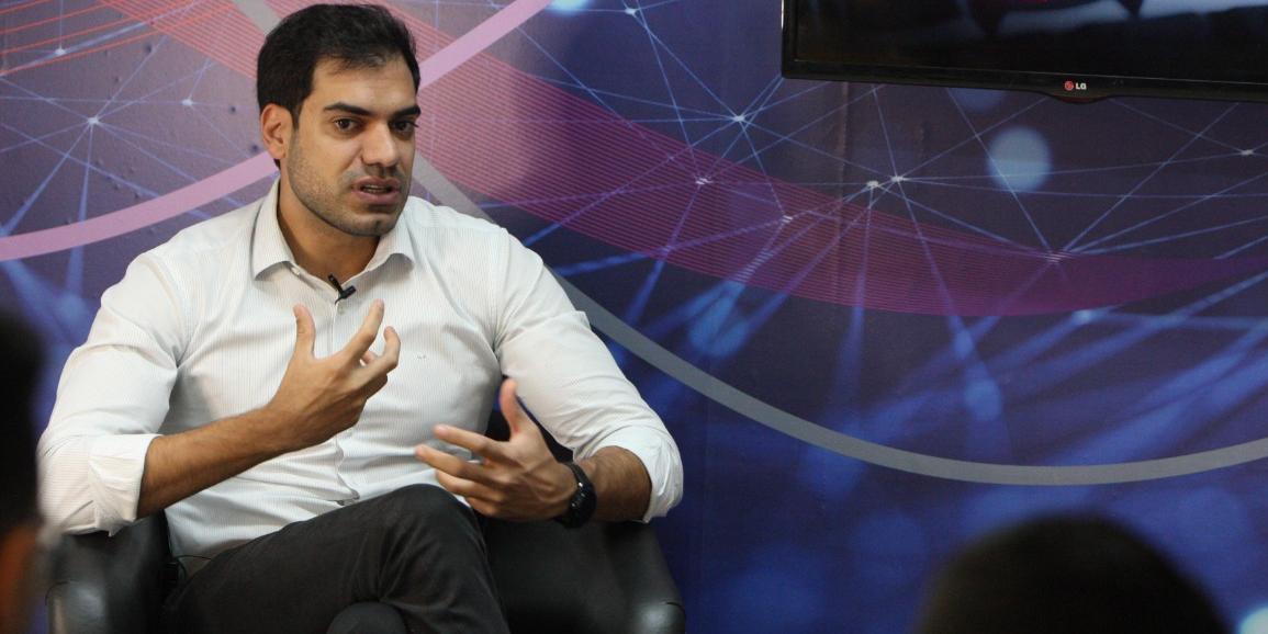 Gustavo de Lima Palhares, CEO da empresa que deve lançar no mercado produtos que poderão ajudar quem sofre com epilepsia, ansiedade, insônia, depressão e dores crônicas (Lucas Prates)