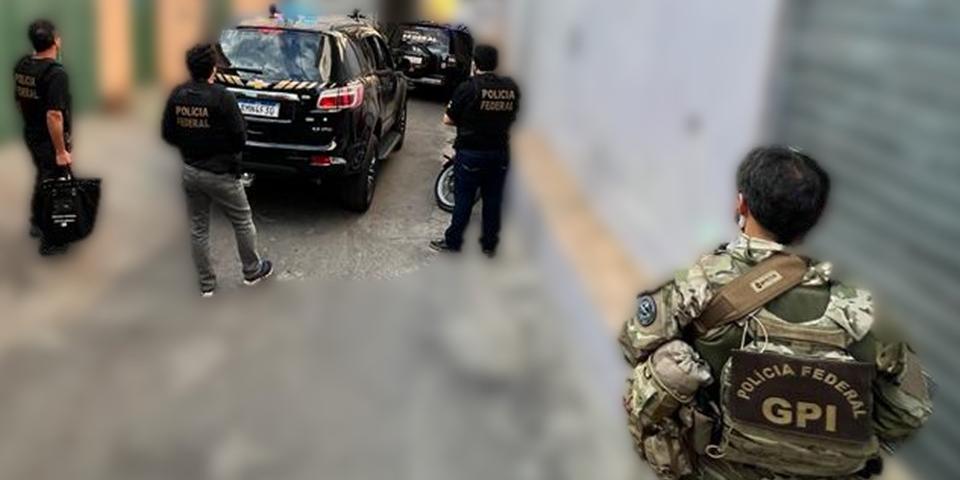 A Polícia Federal cumpriu mandado de busca e apreensão para apreender vídeos e material divulgado em redes sociais de abuso sexual de crianças e adolescentes (Polícia Federal / Divulgação)