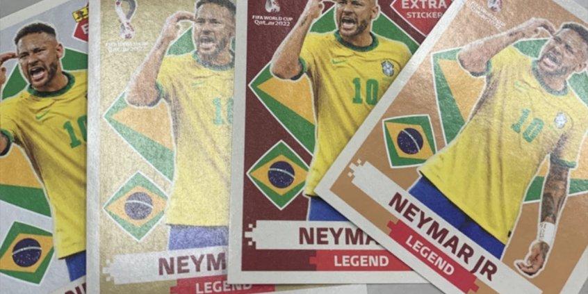 Figurinha especial de Neymar pode custar milhares de reais (Divulgação)