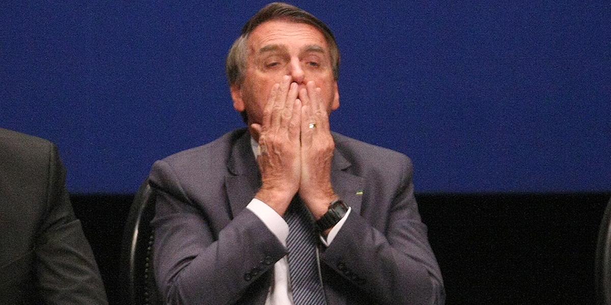 Bolsonaro compareceu à PF para depor, mas exerceu o direito de ficar calado (Maurício Vieira/Hoje em Dia)
