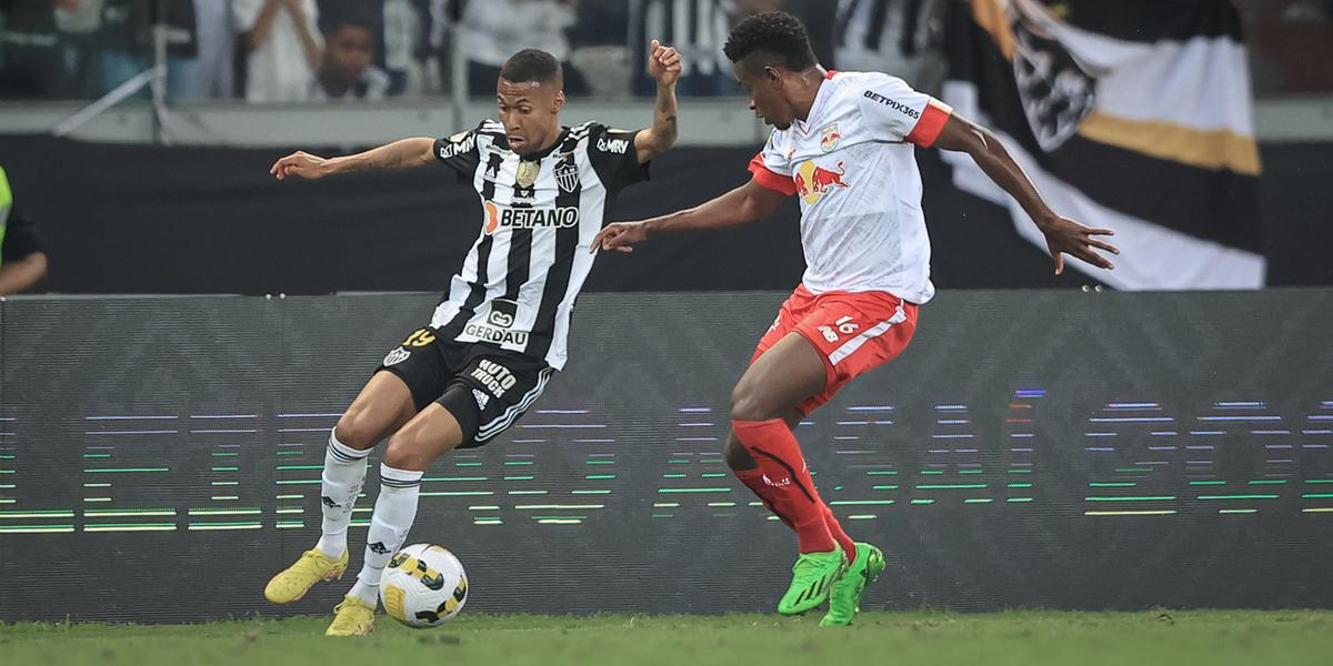 Ademir marcou o gol do Atlético no empate com o Bragantino (Pedro Souza / Atlético)