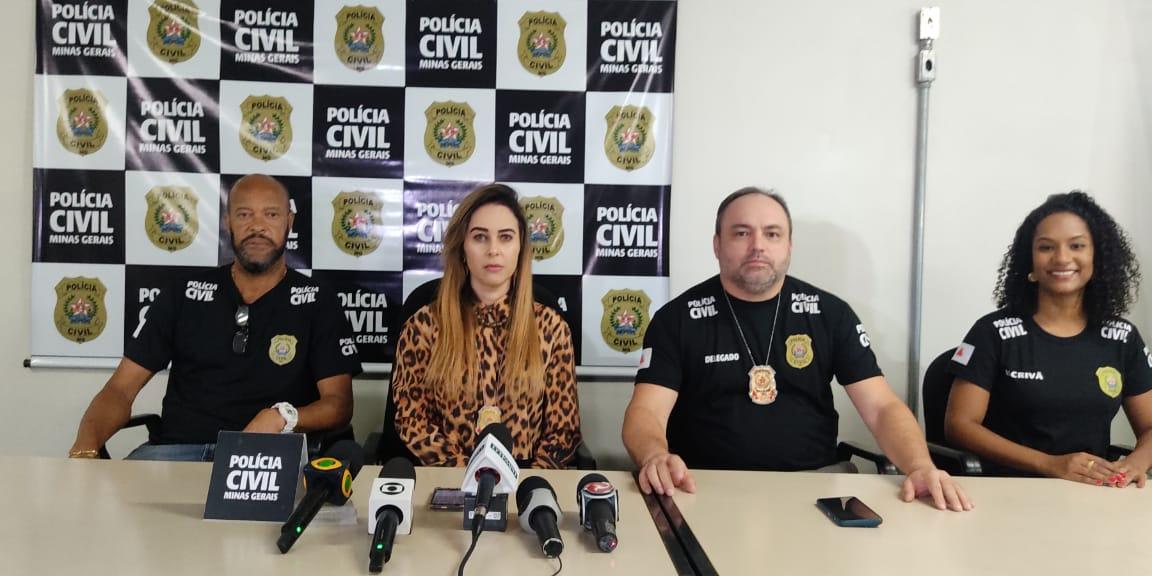 Equipe da Polícia Civil prende falso motorista de aplicativo que fazia cobrança abusiva das corridas (Polícia Civil / Divulgação)