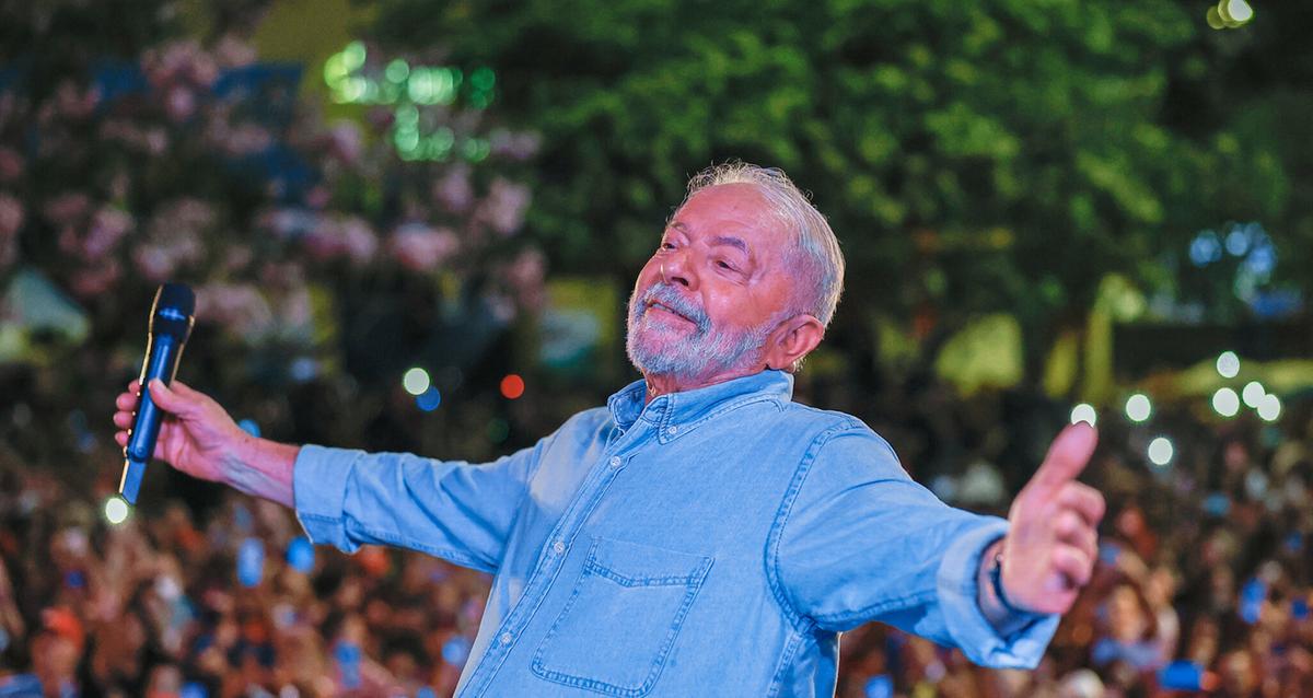 Lula em Montes Claros nessa quinta-feira (Ricardo Stuckert)