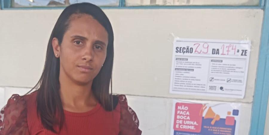 Josiane Duarte não conseguiu votar nas eleições (Arquivo Pessoal)
