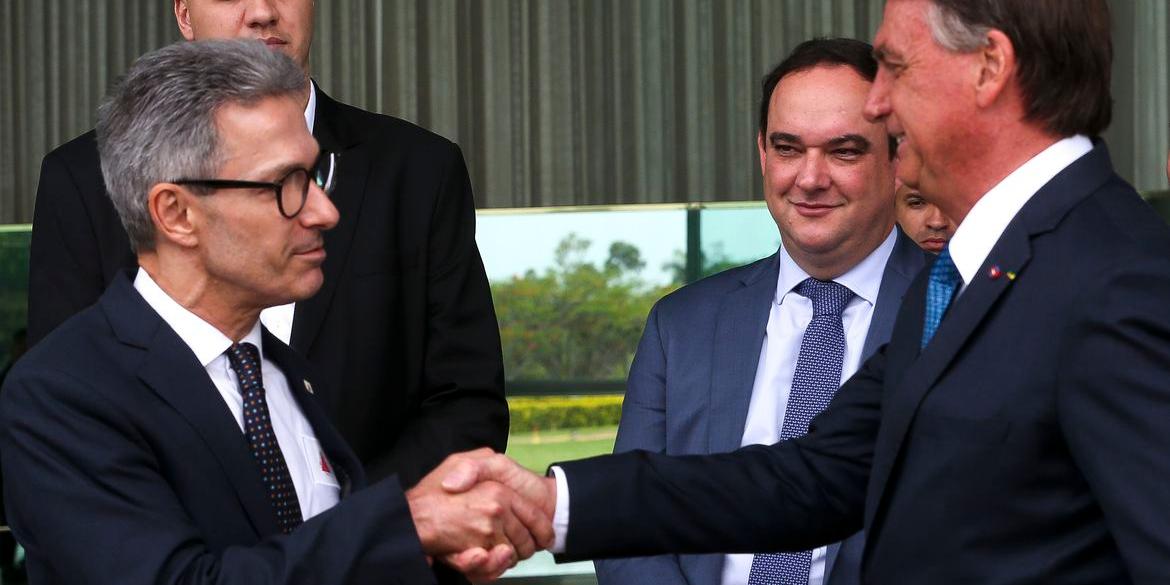 Governador mineiro esteve nesta terça-feira em Brasília para oficializar apoio a Bolsonaro no segundo turno das Eleições 2022 (Antônio Cruz/Agência Brasil)