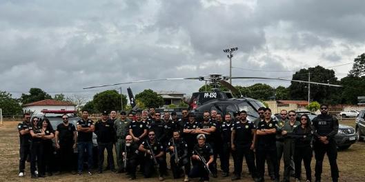 Policiais civis que participaram da Operação Bull Eye, no Norte de Minas (Divulgação / Polícia Civil)