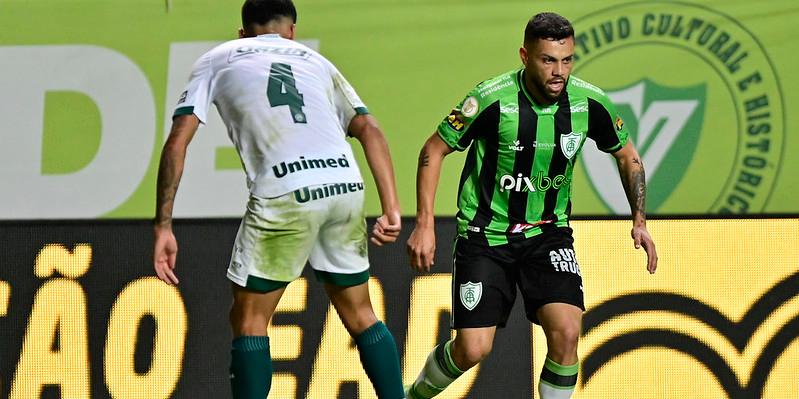 No último duelo entre América e Goiás, no primeiro turno, o Coelho superou o Esmeraldino por 1 a 0. (Foto: Mourão Panda / América)