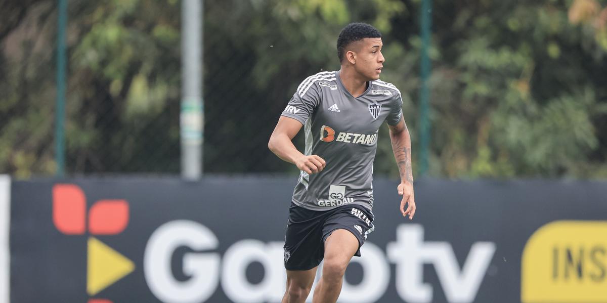 Yan Phillipe é a grande novidade entre os relacionados do Galo (Pedro Souza/Atlético)