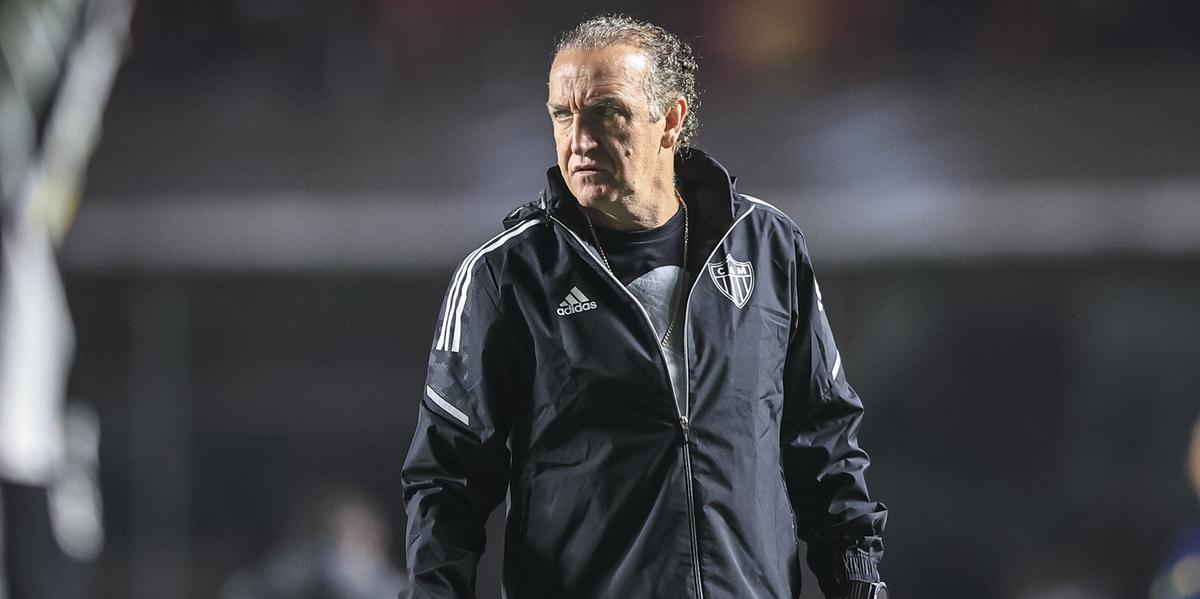Cuca valorizou o ponto conquistado fora de casa contra um adversário direto (Pedro Souza/Atlético)
