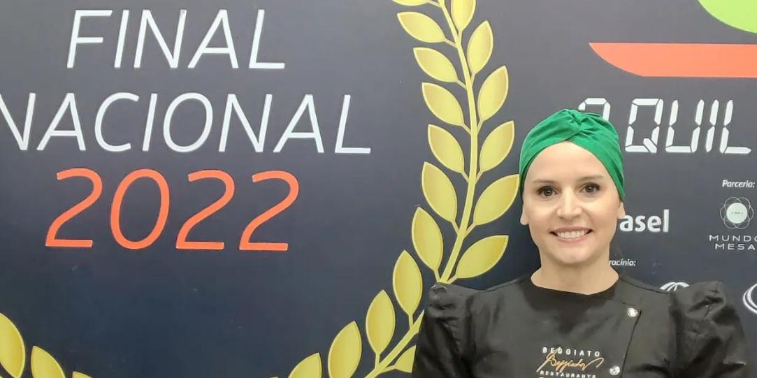 Chef Fernanda Beggiato, vencedora do concurso "O Quilo é Nosso 2022" (Redes sociais / @beggiatorestaurante)
