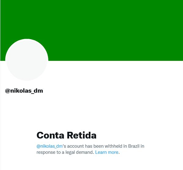 Conta do bolsonarista Nikolas Ferreira suspensa no Twitter (Reprodução / Redes sociais)