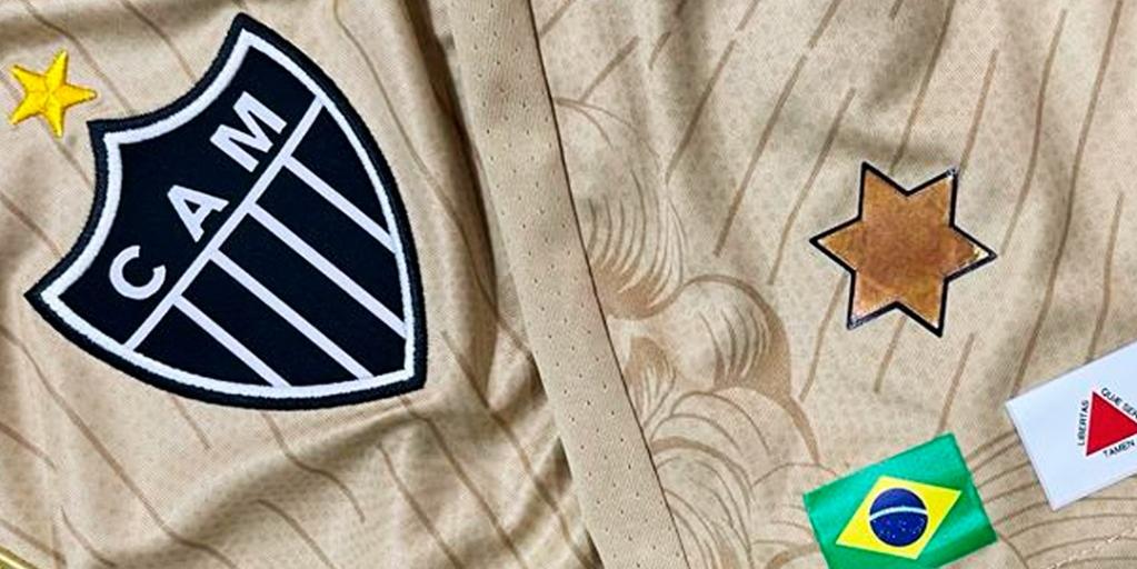 Homenagem aos judeus estará na manga da camisa atleticana (Divulgação/Atlético)
