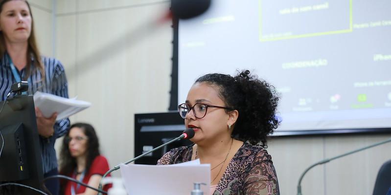 Para a vereadora Iza Lourença (Psol), coleta de dados é fundamental para formar políticas públicas (Cláudio Rabelo/CMBH)