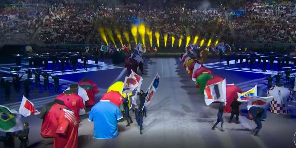 COPA DO MUNDO 2022 NA GLOBO - CERIMÔNIA DE ABERTURA + CATAR x EQUADOR  (20/11/2022) 