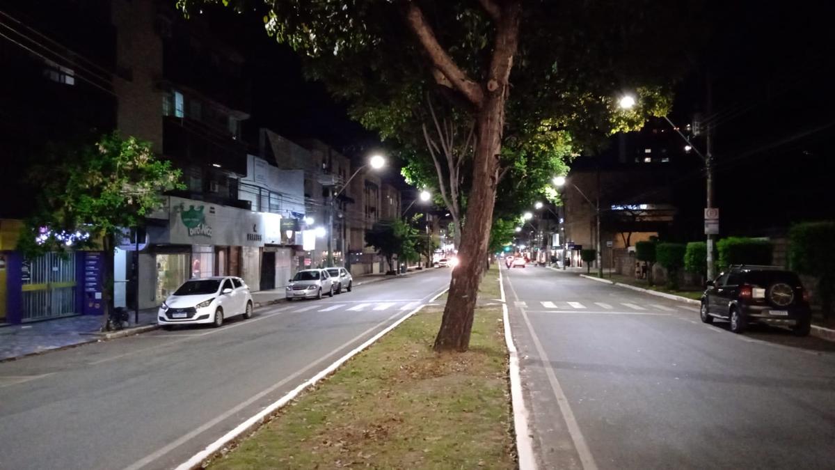 No bairro Cidade Nobre, em Ipatinga, a luz já havia retornado por volta das 20h40 (Marco Aurélio Neves)