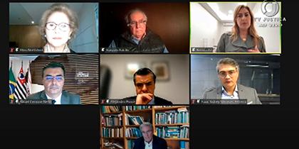 Encontro virtual promovido pelo Supremo Tribunal Federal discute queda no Índice de Estado de Direito no Brasil (STF / Divulgação)