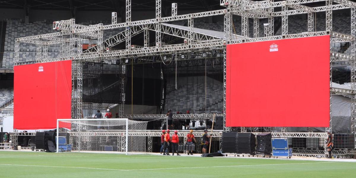 Mineirão se prepara para receber transmissão dos jogos do Brasil