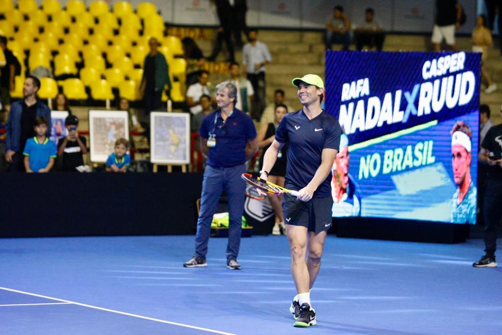 Nadal em ação no Mineirinho (Mauricio Vieira)