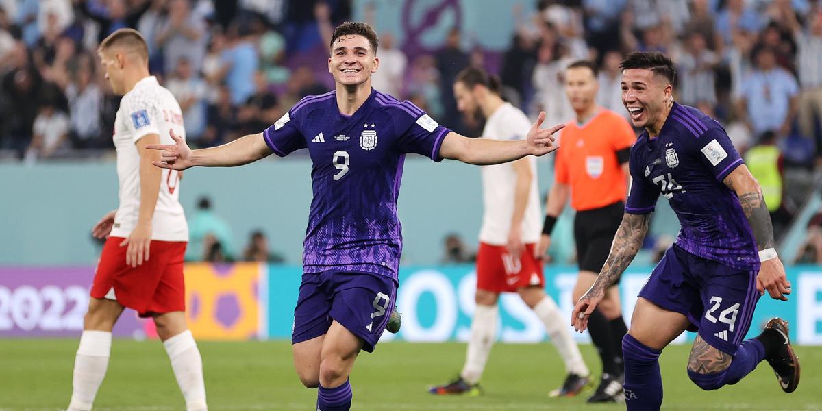 Julián Álvarez marcou o gol que definiu o placar final do jogo (Divulgação/FIFA)