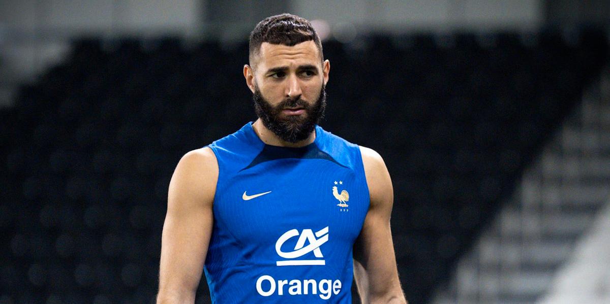 Benzema foi cortado da Copa de 2022 após sofrer lesão (Divulgação/Seleção Francesa)