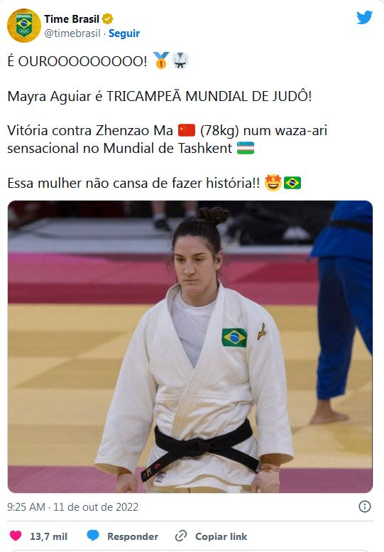 Mayra Aguiar (Time Brasil)
