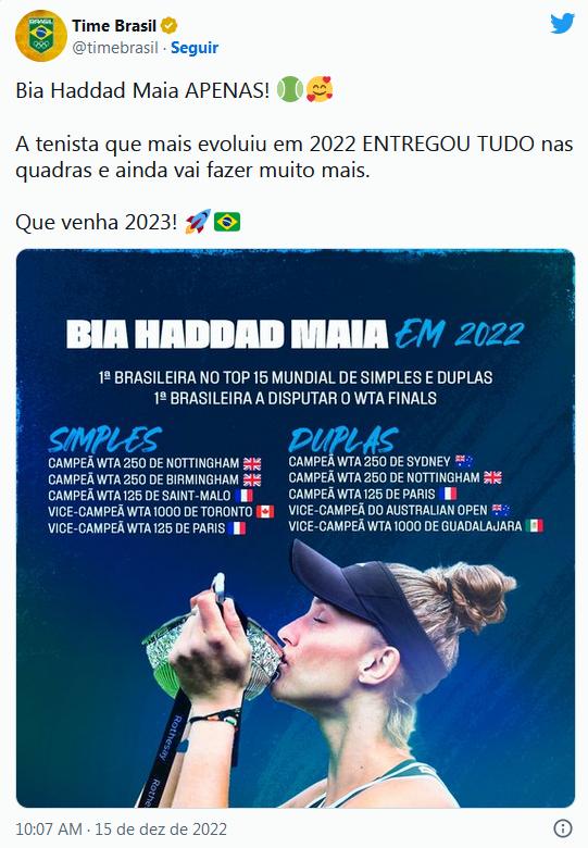 Beatriz Haddad Maia (Time Brasil)