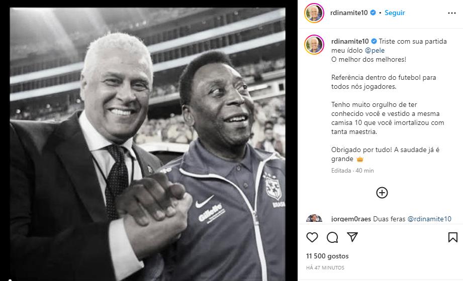 Despedida de Roberto Dinamite 