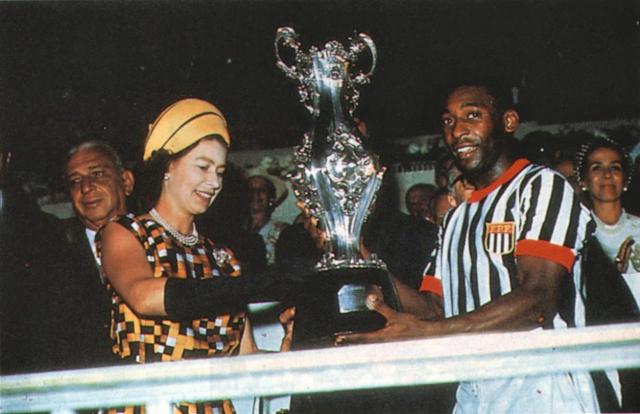 The King of Football met Queen Elizabeth in 1968 in Rio de Janeiro