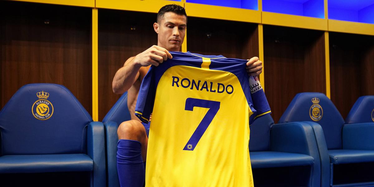 CR7 foi apresentado pelo Al-Nassr, da Arábia Saudita, nesta semana (Divulgação/Al-Nassr)