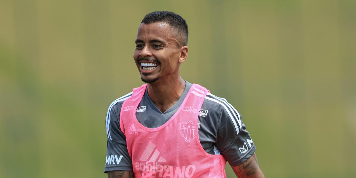 Allan está contente em ter mais tempo para se preparar fisicamente (Pedro Souza/Atlético)