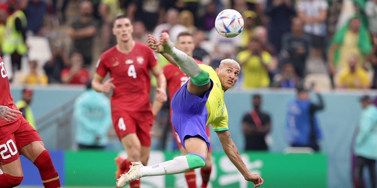 Richarlison já venceu o prêmio de gol mais bonito da Copa do Mundo (Divulgação/FIFA)