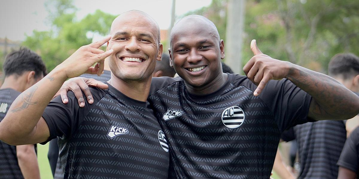 Velhos conhecidos dos clubes da capital, Patric e Sassão são atrações do Athletic e farão suas estreias (Divulgação/Athletic)