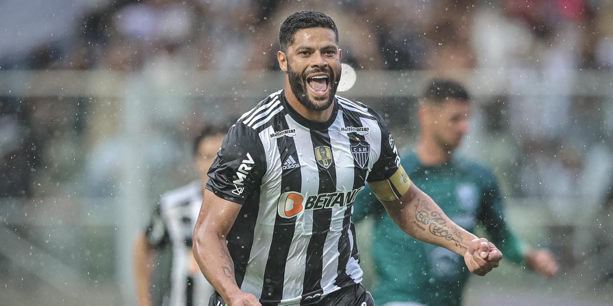 Hulk marcou os dois gols da vitória atleticana na estreia em 2023 (Pedro Souza/Atlético)