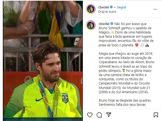 (Reprodução Instagram CBVolei)