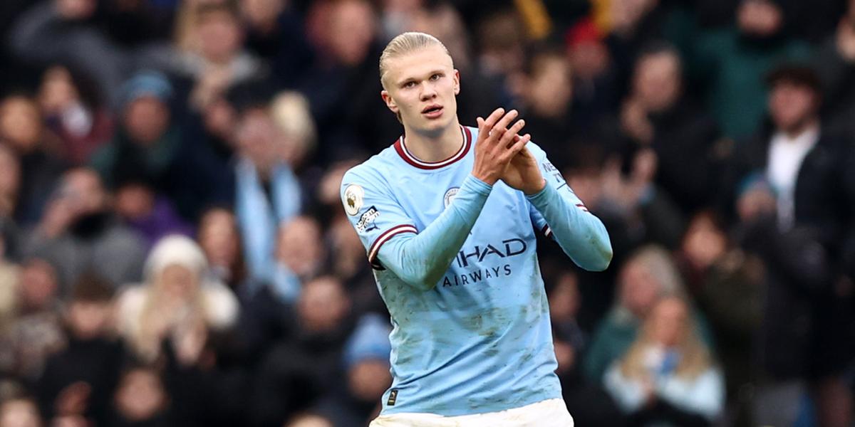 Haaland é considerado um dos maiores fenômenos do futebol atual (Divulgação/ManCityPT)
