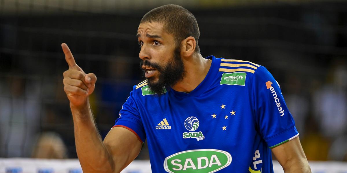 Oposto do Sada Cruzeiro foi suspenso por tempo indeterminado (Divulgação/Sada Cruzeiro)