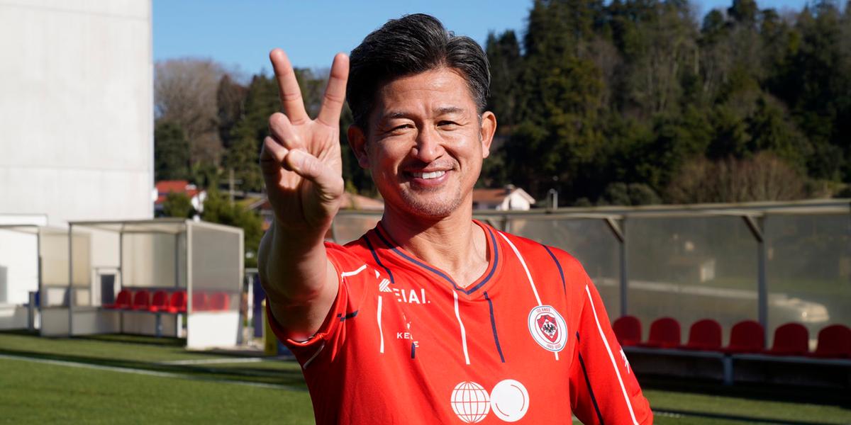 Kazu vai para mais uma experiência na sua vida no futebol (Divulgação/Oliveirense)