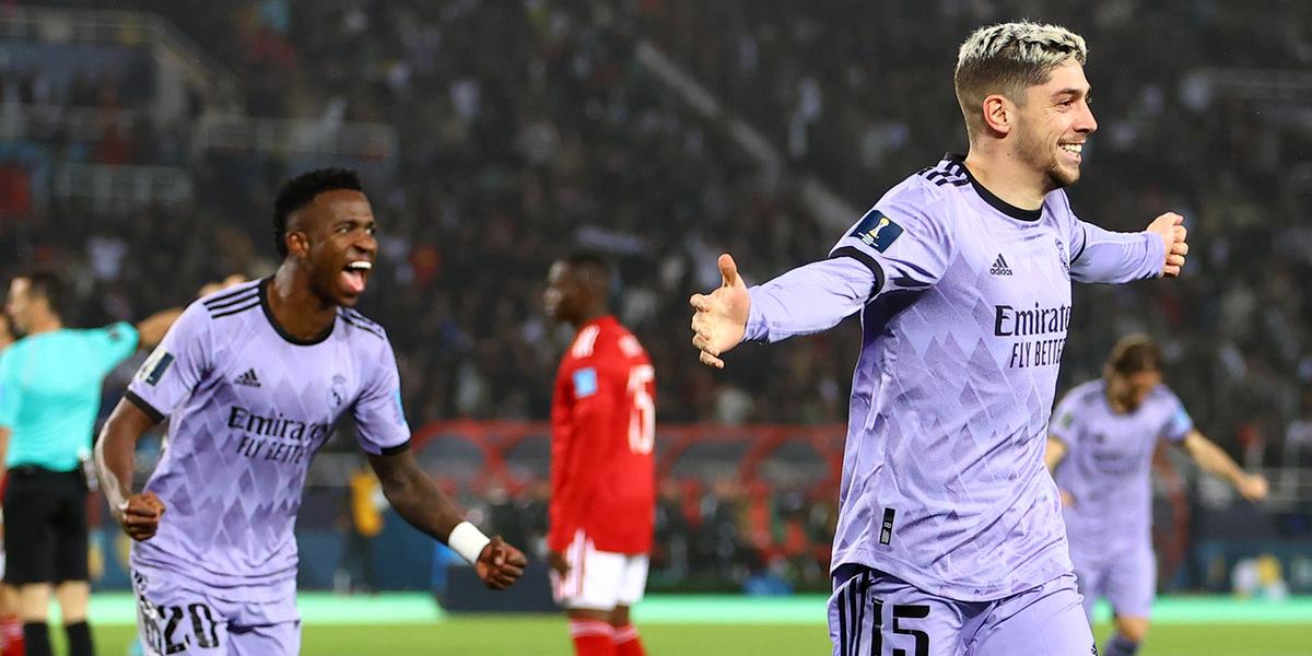 Vini Jr e Valverde fizeram dois dos três gols do Real (Divulgação/FIFA)