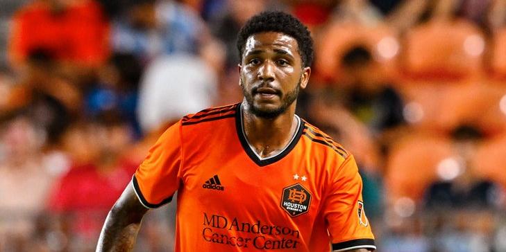 Micael em ação pelo time principal do Houston Dynamo (Divulgação/Houston Dynamo)