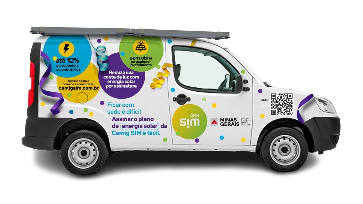 Energia solar da Cemig SIM carregará celulares dos foliões durante o Carnaval (Divulgação / Cemig SIM)