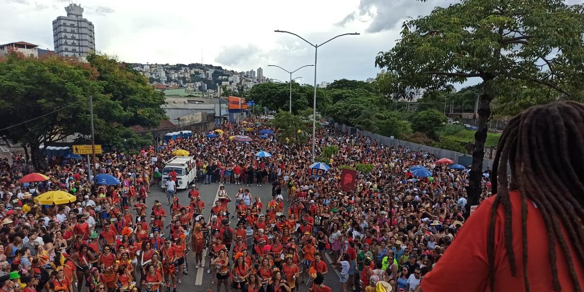 Avenida dos Andradas será interditada de domingo a terça para desfiles de blocos (Raquel Gontijo / Hoje em Dia)