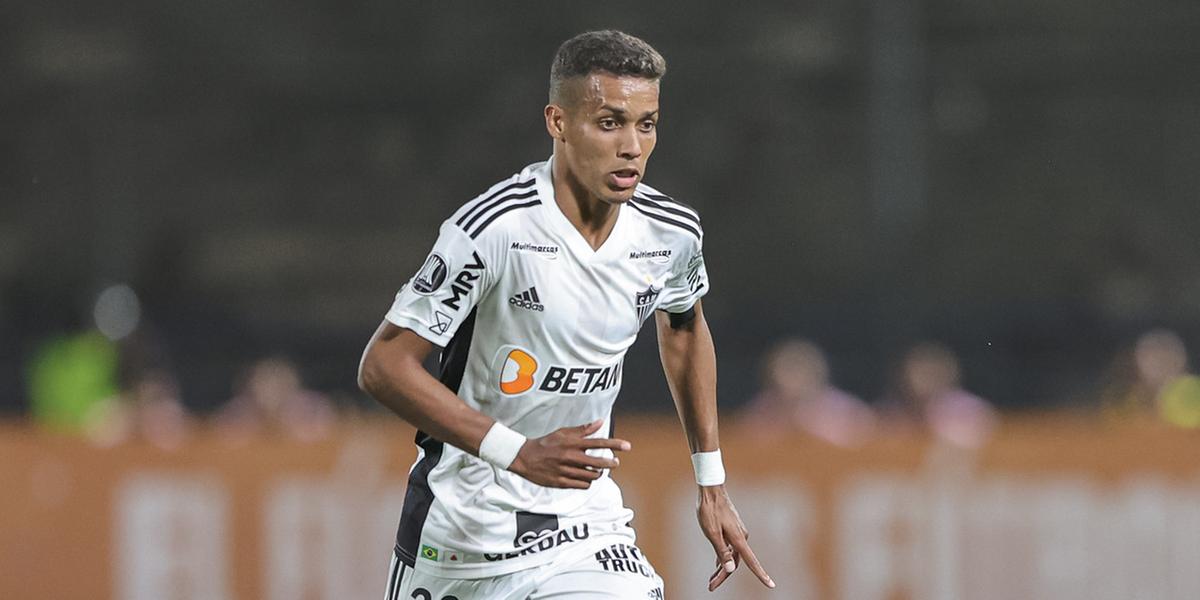 Pedrinho criou duas chances de gols ainda no primeiro tempo (Pedro Souza/Atlético)
