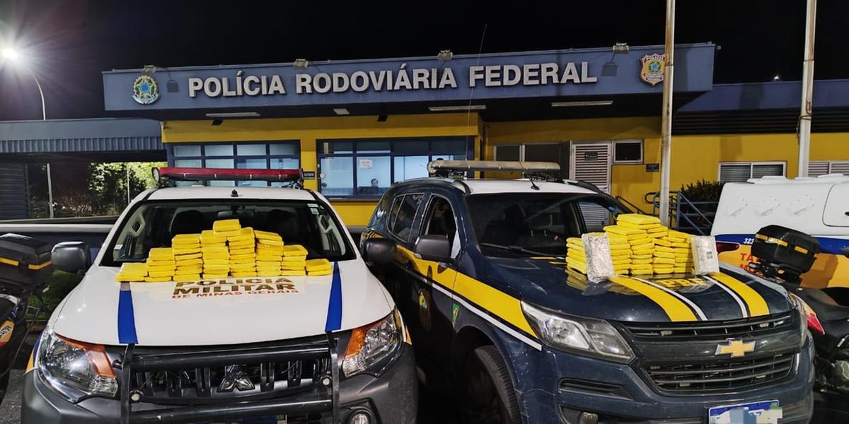 Operação apreende pasta base de cocaína avaliada em mais de R$ 12 milhões na BR-050