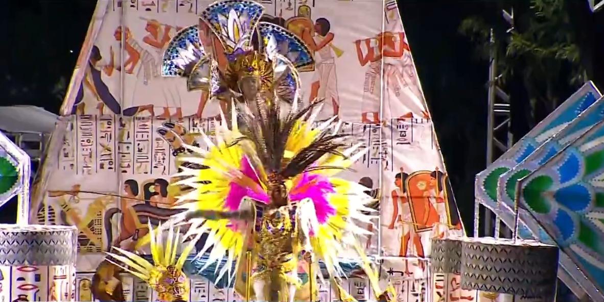 Escola de Samba Acadêmicos de Venda Nova é a campeã do Carnaval de BH (Reprodução / TV Globo Minas)