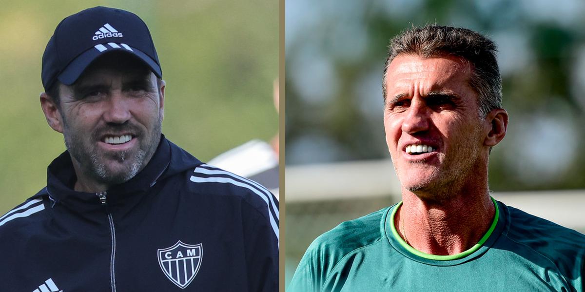 Treinadores colocam ideias diferentes nas escalações (Pedro Souza/Atlético - Mourão Panda/América)