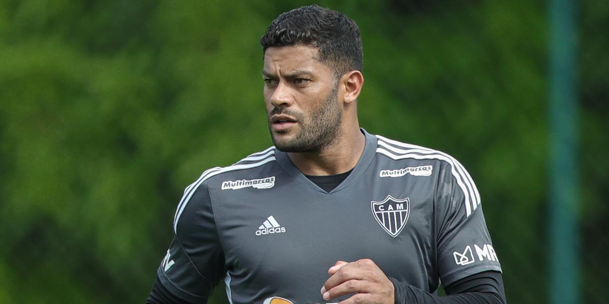 Principal jogador do Atlético, Hulk viaja com o time para partida importante na Colômbia (Pedro Souza/Atlético)