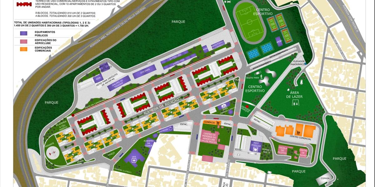 Estudo de aproveitamento do aeroporto Carlos Prates (Divulgação / Prefeitura de BH)