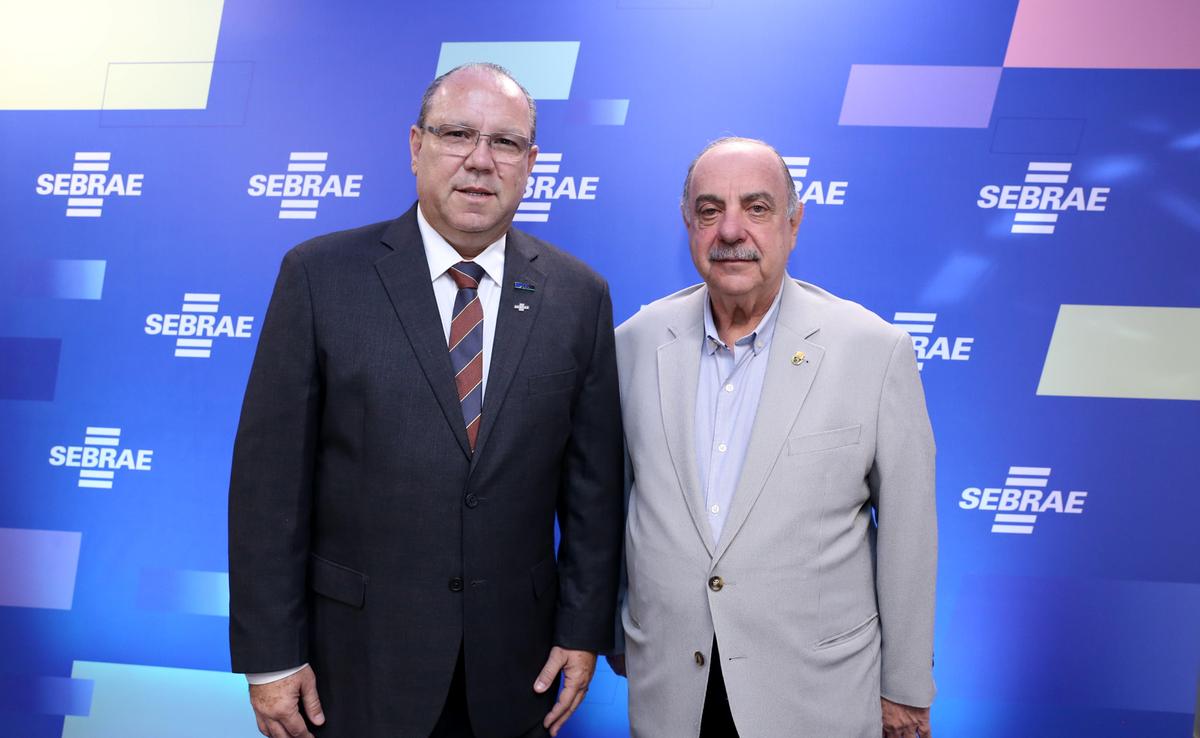 O novo presidente do Sebrae Marcelo de Souza e Silva, e o prefeito de BH Fuad Noman (Fotos/Edy Fernandes)