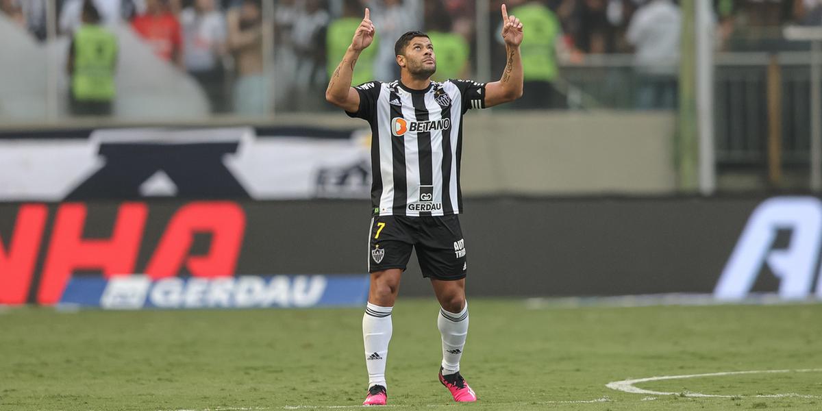 Hulk marca no segundo tempo e coloca o Atlético na final do Mineiro (Pedro Souza /Atlético)