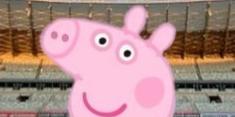 Memes com Peppa Pig nas redes sociais em alusão ao novo comandante do Cruzeiro (Reprodução / Twitter Humor Esportivo)